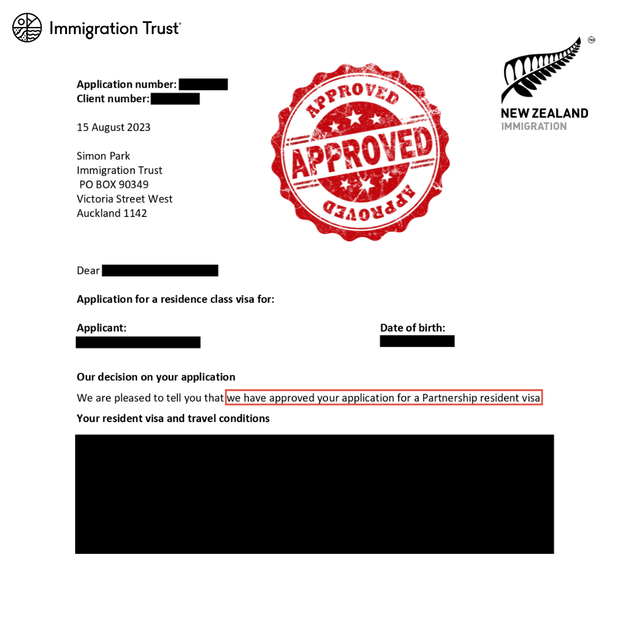 Successful Partner Visa Case Centre Of Immigration Advice In Auckland New Zealand All 7352